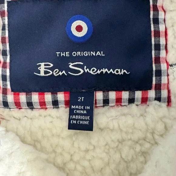 New Toddler Ben Sherman Navy Blue Pee Coat with Pockets size 2 - Picture 5 of 5